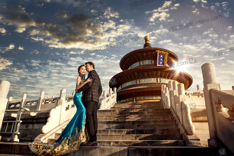 中国风婚纱照，V视觉摄影匠心十年