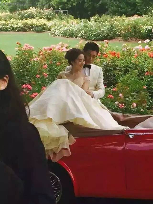 明星夫妻： 吴奇隆&刘诗诗  婚纱照拍摄地：汉密尔顿花园